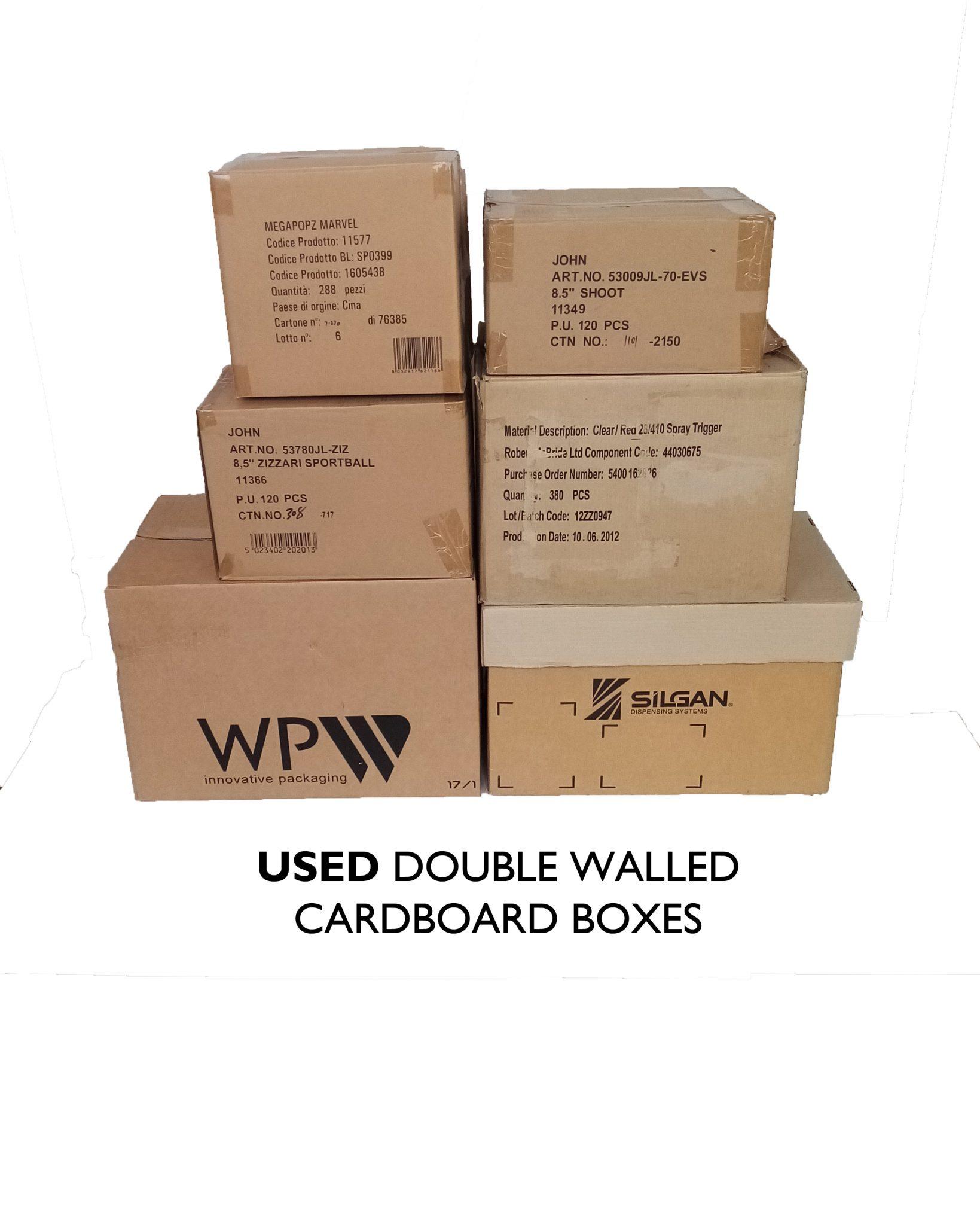 COLLECTION ONLY Used Double Wall Cardboard Boxes GRG Storage